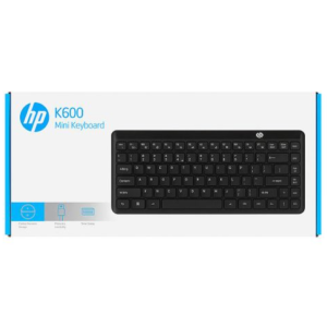 HP K600 Wired Multimedia Keyboard – USB Plug & Play with Dedicated Shortcut Keys